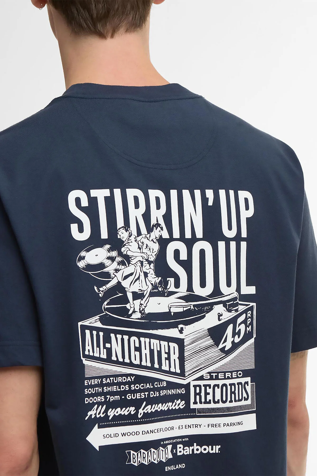 BARBOUR X BARACUTA ALL NIGHTER TEE - Image 5
