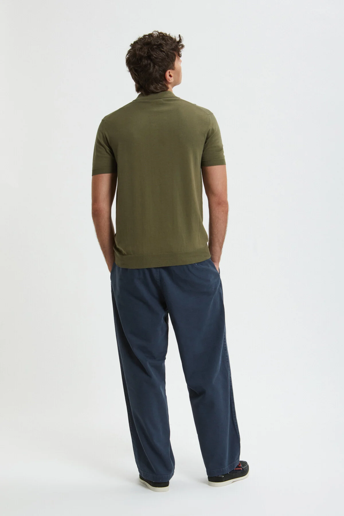 Canvas Garment Dyed Trousers - Image 3